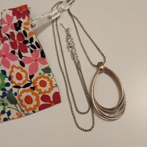 💗Brighton "Neptune's Rings Twirl" Necklace New w Tags 38"💗